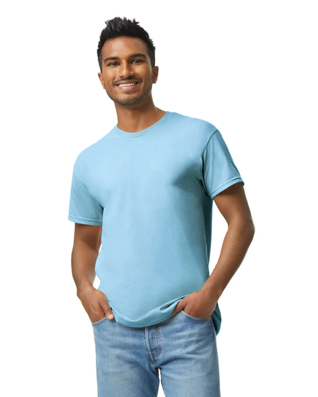 Gildan 5000 Adult Heavy Cotton - Light Blue