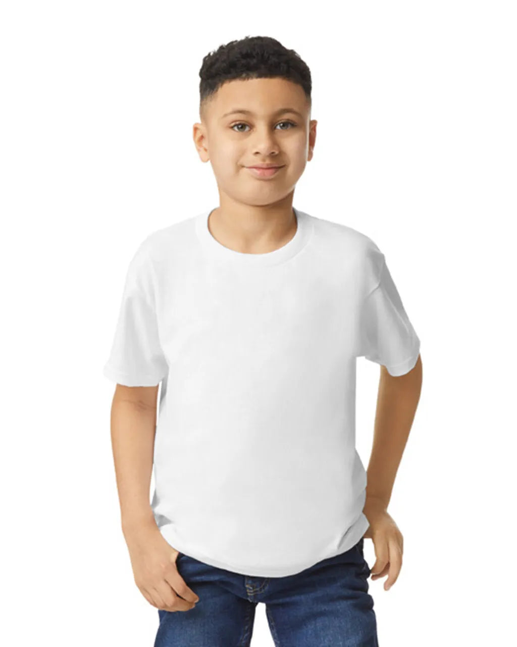 Gildan 5000B Youth Heavy Cotton - White