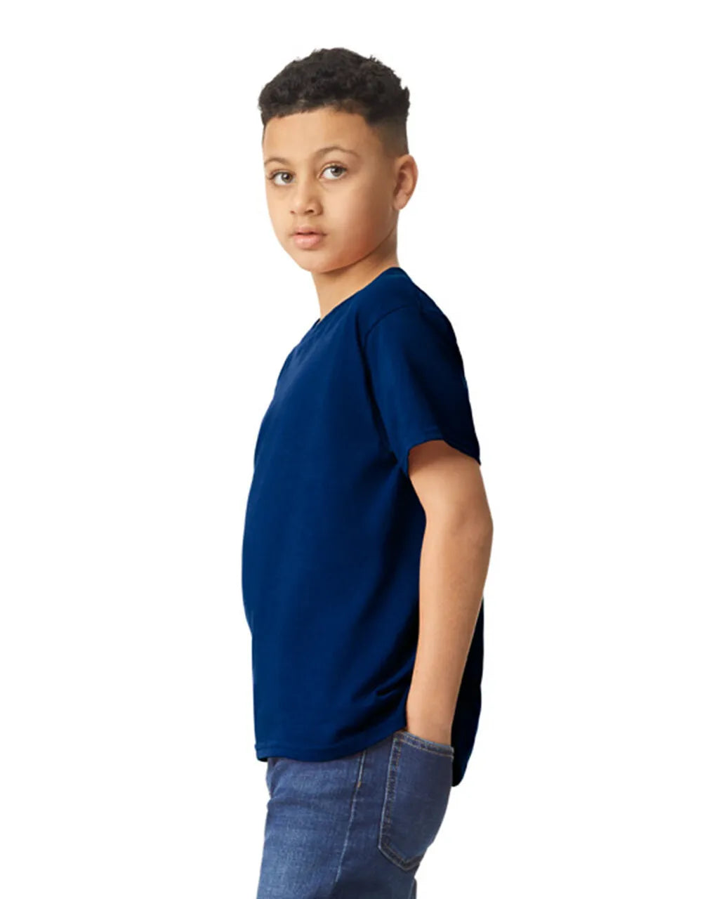 Gildan 5000B Youth Heavy Cotton - Navy