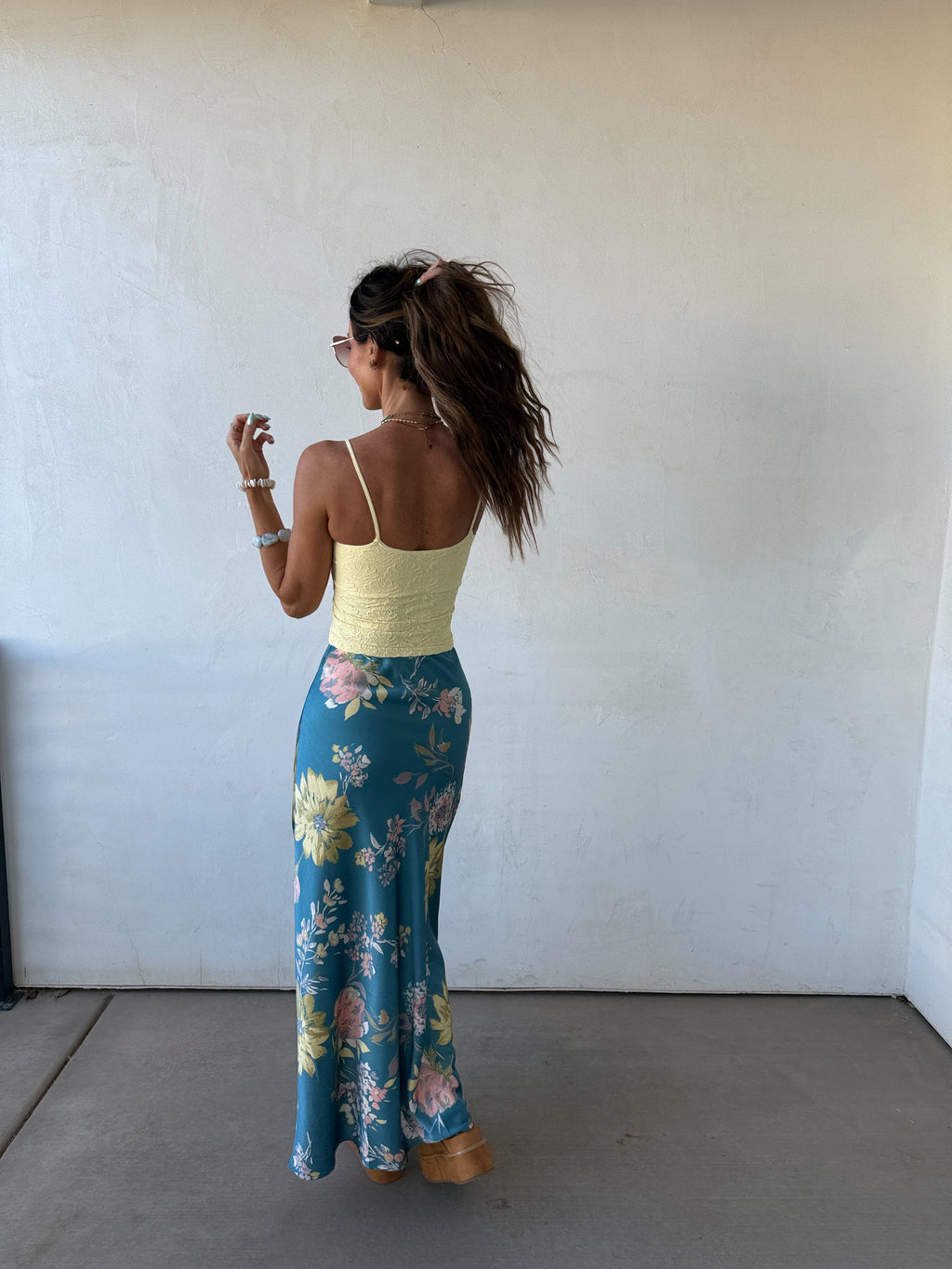 Teal Bloom Maxi