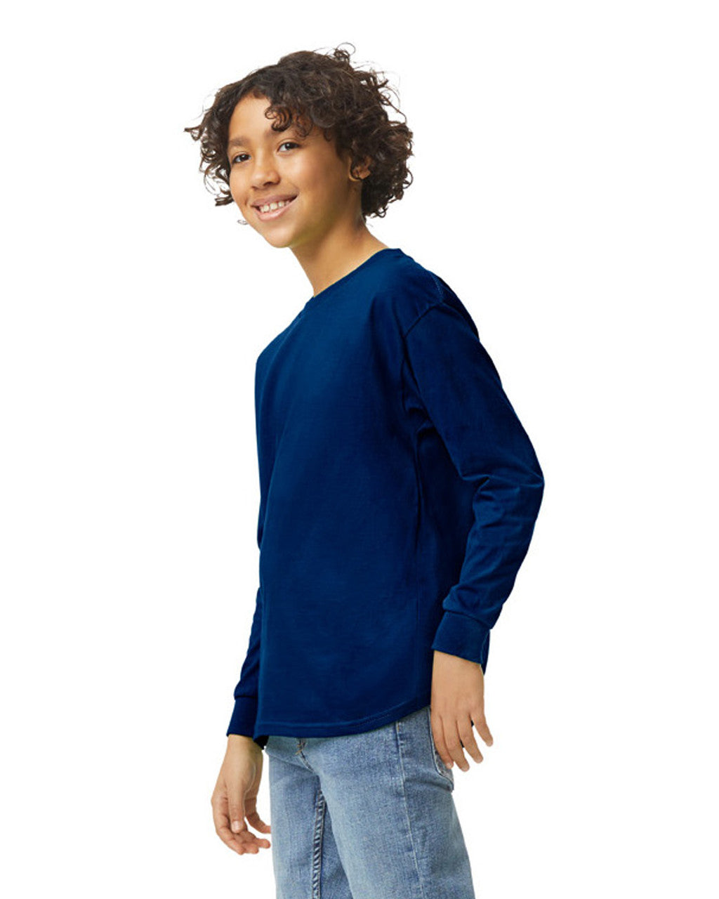 Gildan 5400B Youth Long Sleeve - Navy