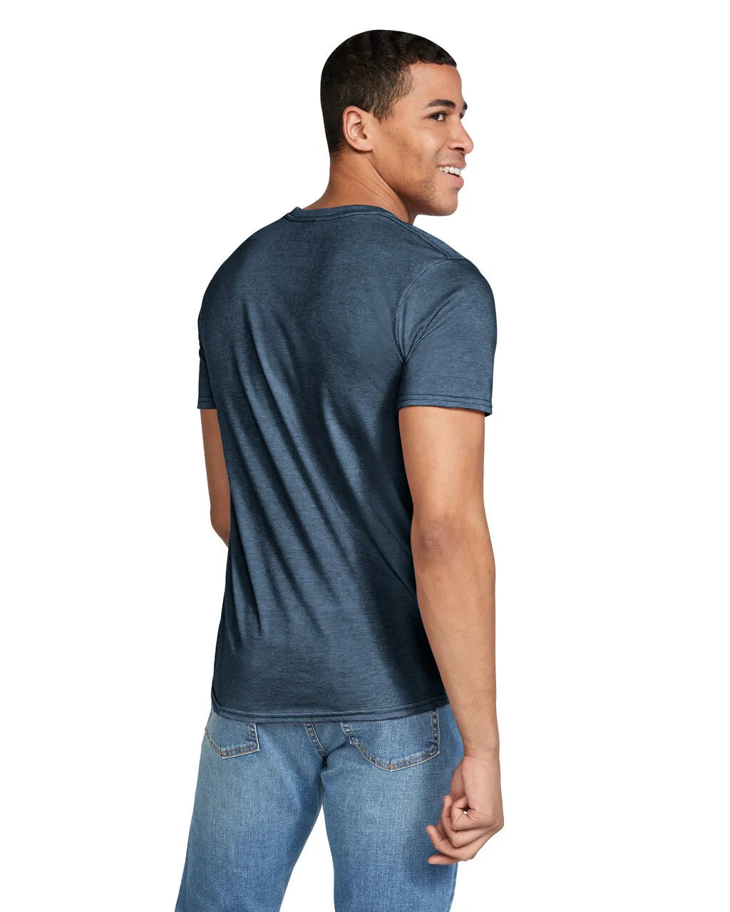 Gildan 64000 Softstyle - Heather Navy