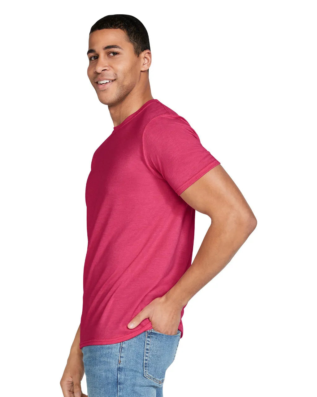 Gildan 64000 Softstyle - Heather Red