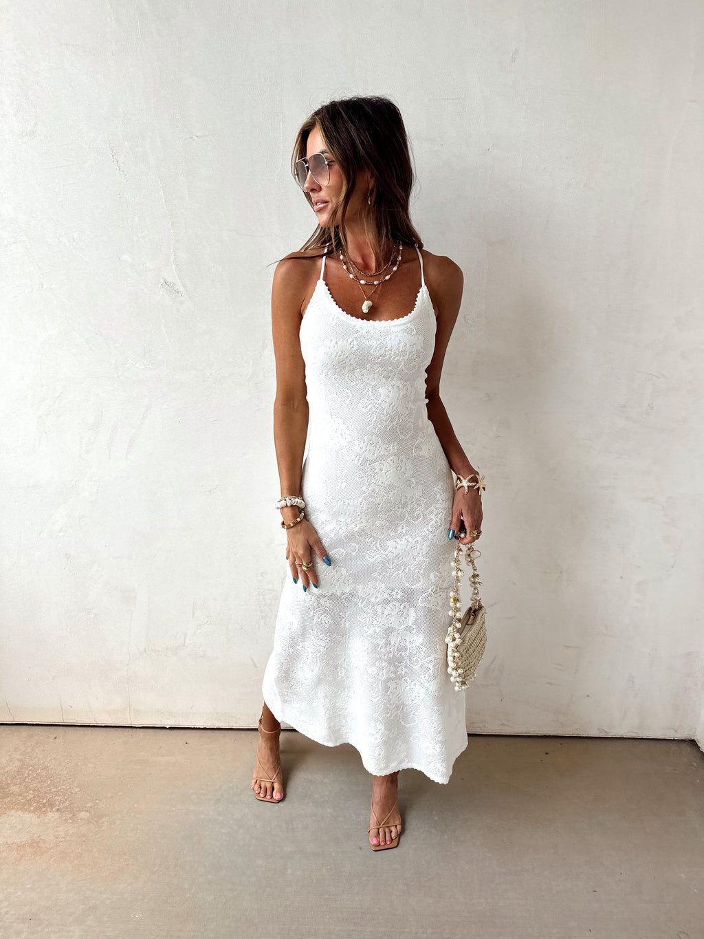 Golden Lining Maxi Dress
