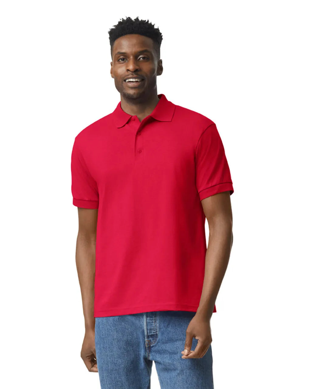 Gildan 8800 Polo - Red