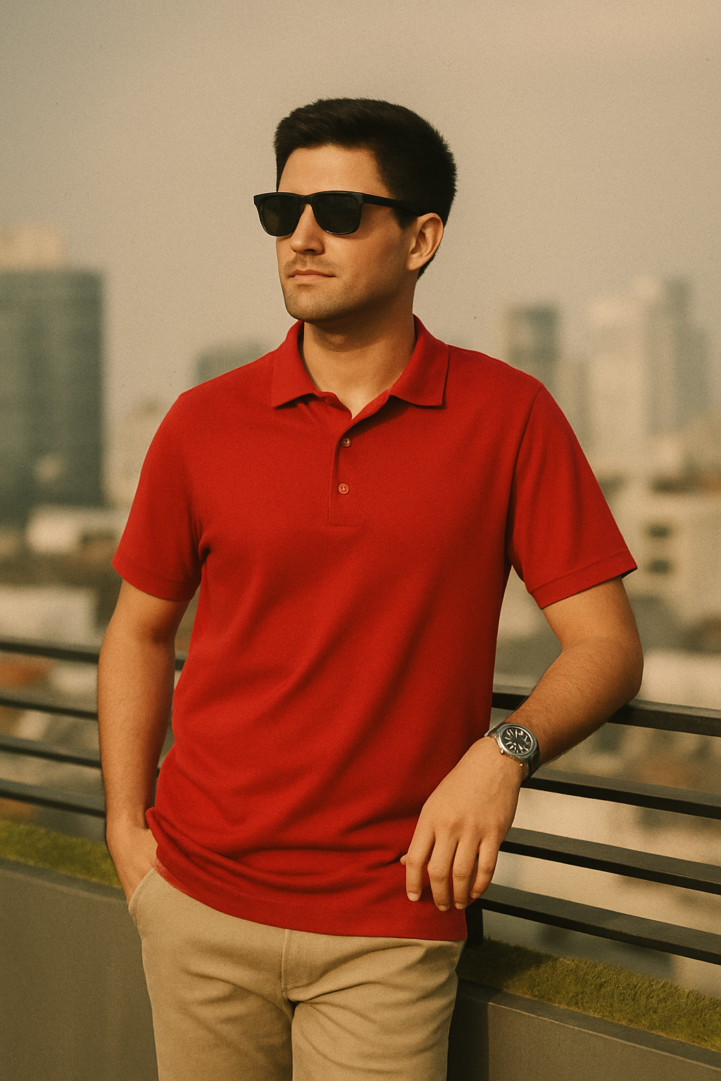 Gildan 8800 Polo - Red